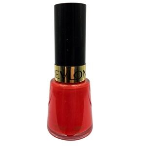 Revlon Nail Enamel 902 Craving Coral Orange Red Glossy Polish 0.5oz